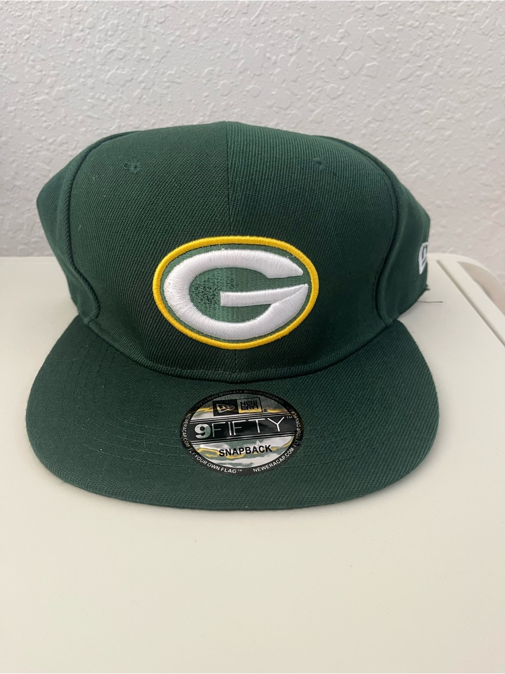 New Era Green Bay Packers Green and Yellow Snapback Hat